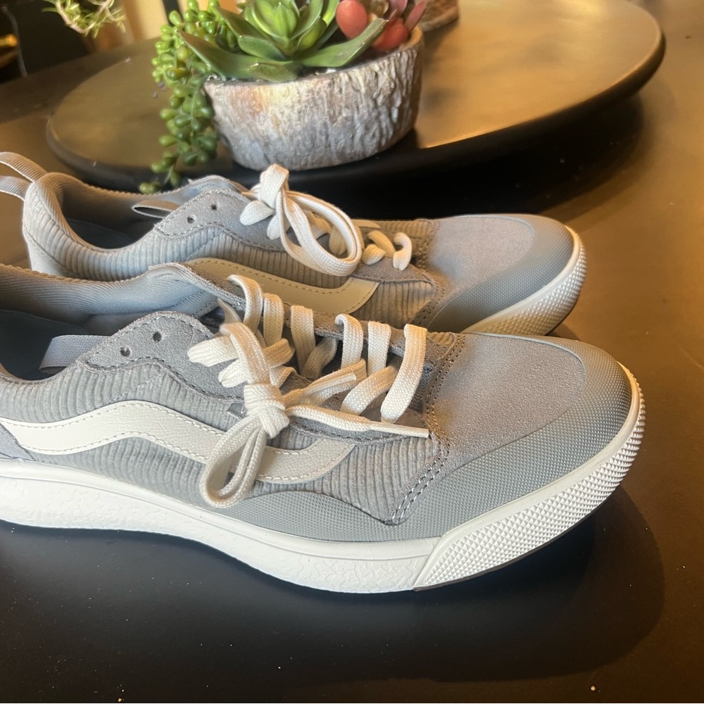 Vans Gray Canvas Sneakers